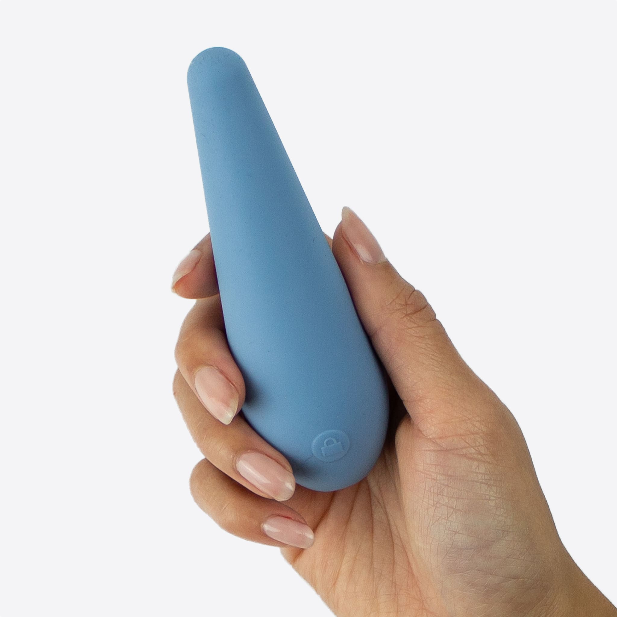 Amina Cone blå genopladelig klitoris vibrator